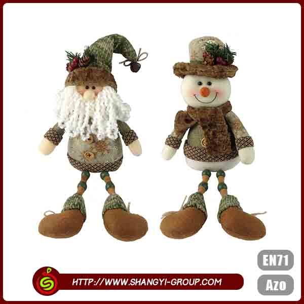 新しいデザイン面白いギフトと雪だるま人形幸運パーティークリスマス装飾品クラフト仕入れ・メーカー・工場