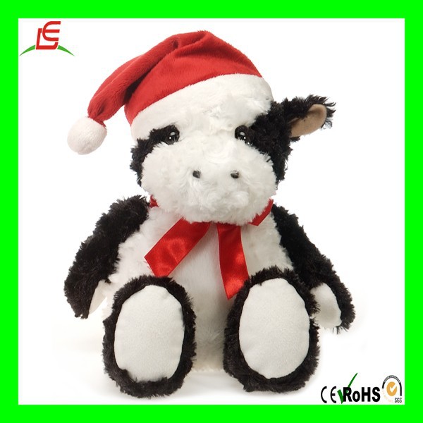 christmas cow plush