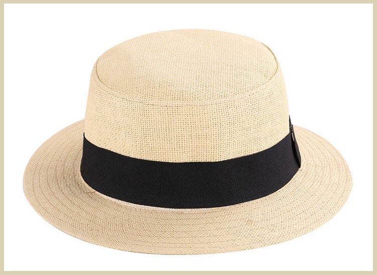 安い夏の熱い販売の英国のフラットトップハットと短いつばのパナマ帽子安い仕入れ・メーカー・工場