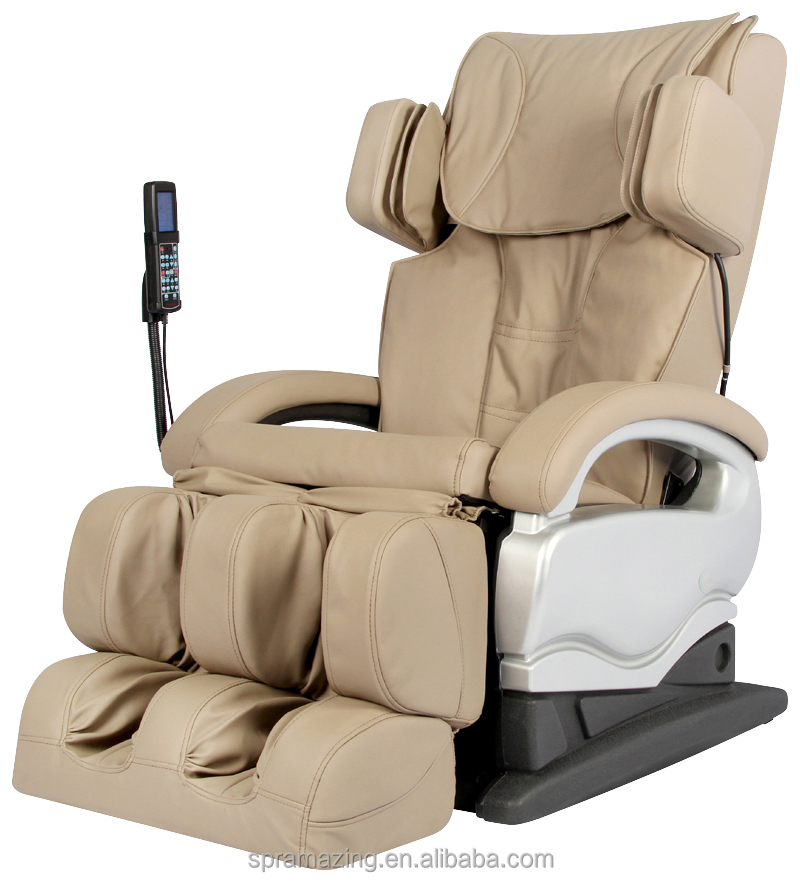 Supper Deluxe Massage Chair Ama 810 White Leather Automatic Massage Chair With 150w Power Buy