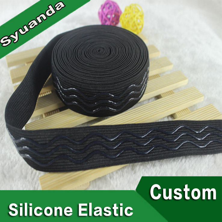 Best Sale Gripper Wave Stripe Silicone Elastic Tape For Clothing Buy