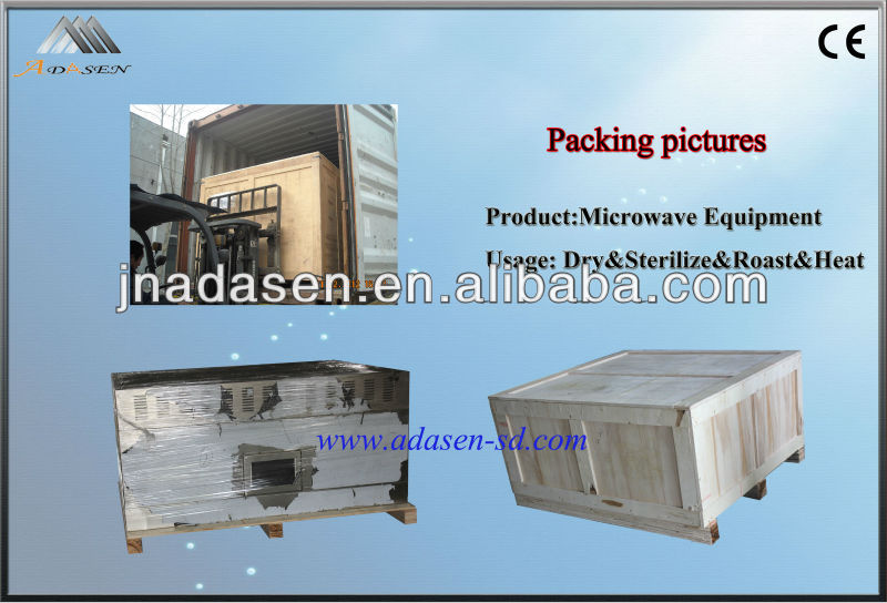 Microwave Tea Drying Machine with big production capacity