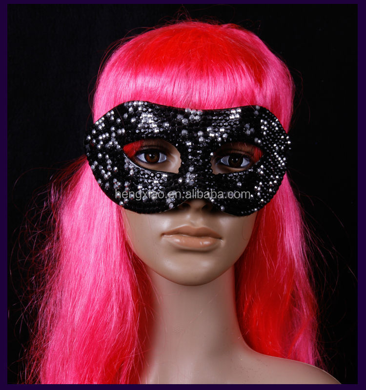 中国卸売格安黒仮面舞踏会のマスクフェイスマスククラフト仕入れ・メーカー・工場