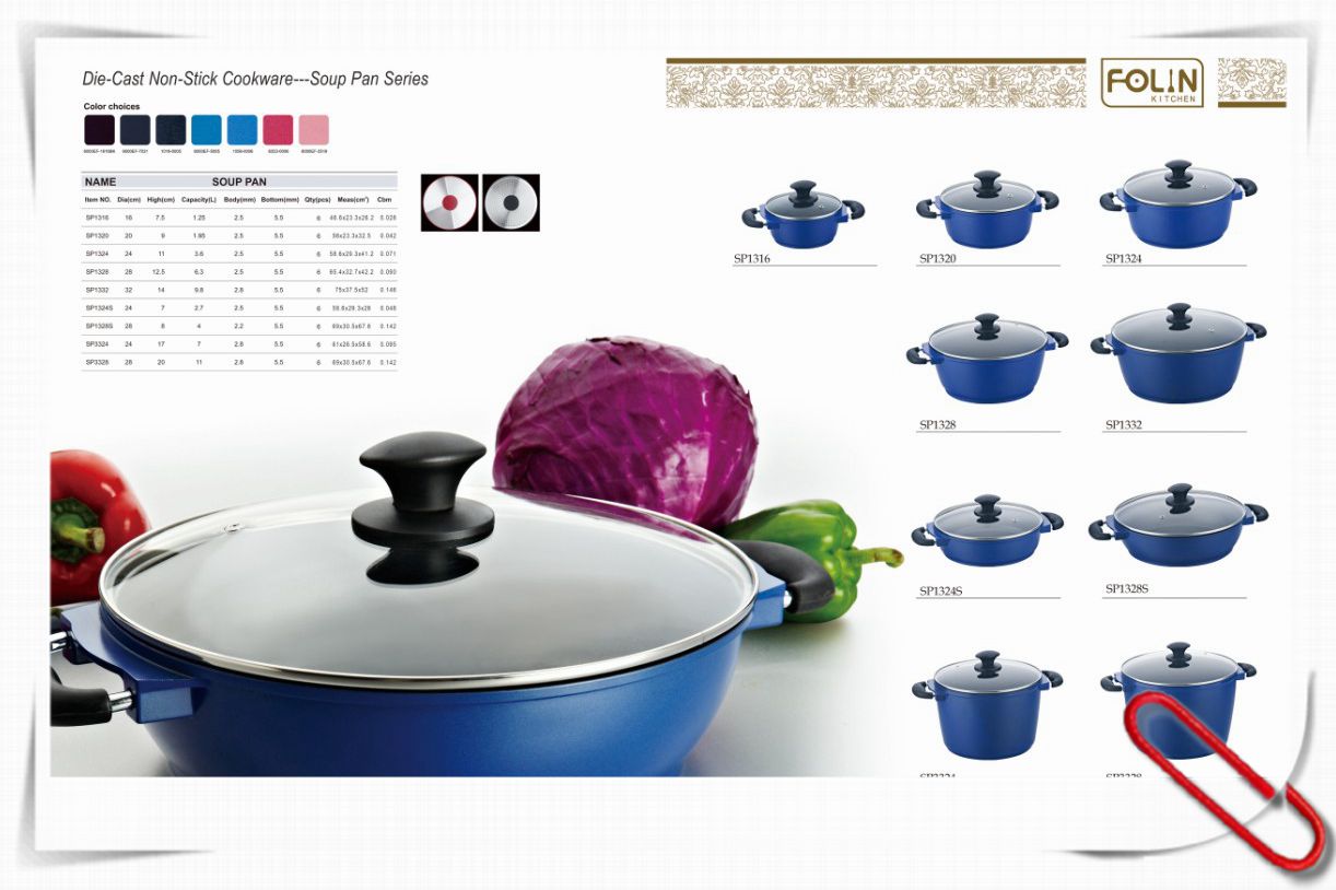 正方形の調理2014年新しいダイカストpot/スープ鍋問屋・仕入れ・卸・卸売り
