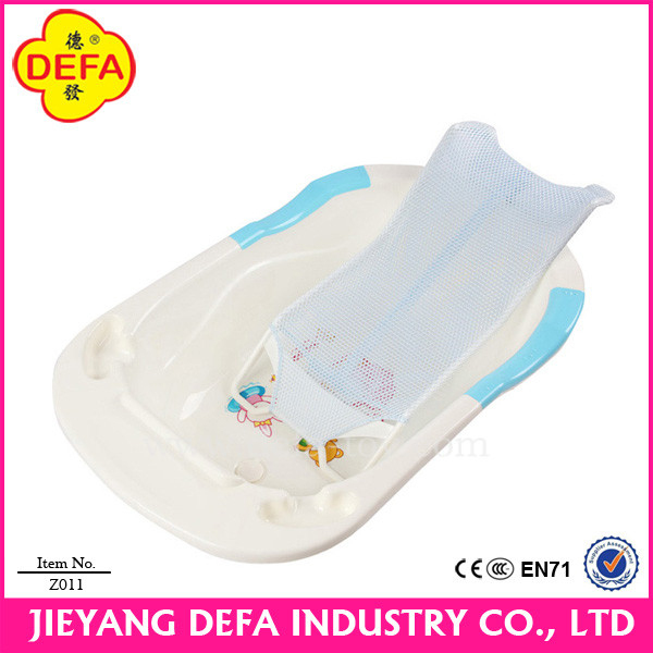 safety and anti-slip baby plastic bath bed baby bath net .jpg