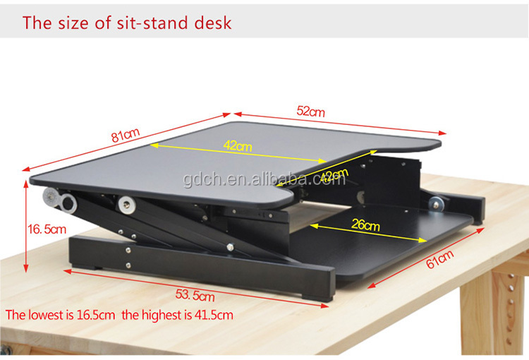 Wholesale Office Home Table Student Desk Computer Laptop Stand Up