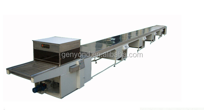 automatice chocolate enrobing machine for wefar/bar /biscuit/cake