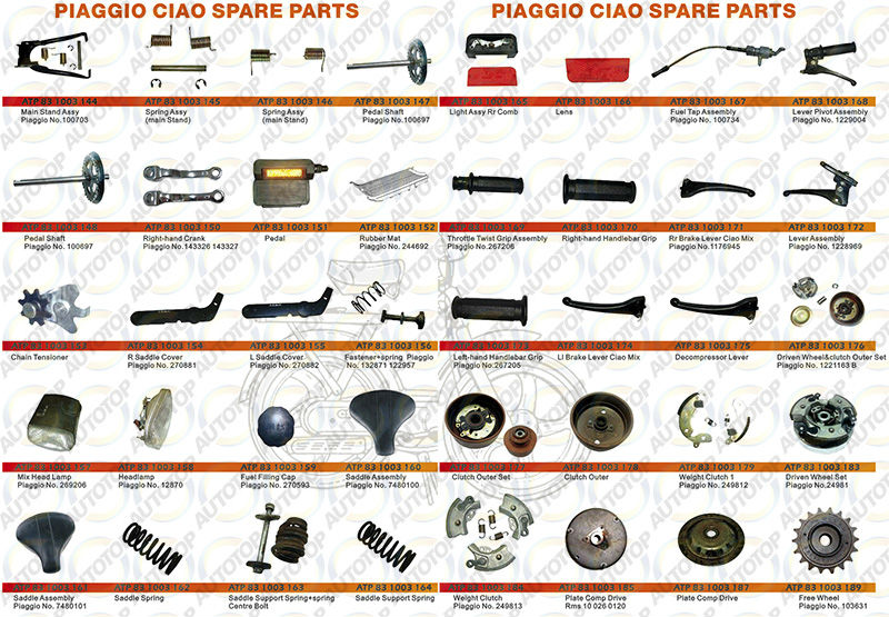 Whole Piaggio Ciao Spare Parts With High Quality For Sale Buy Piaggio