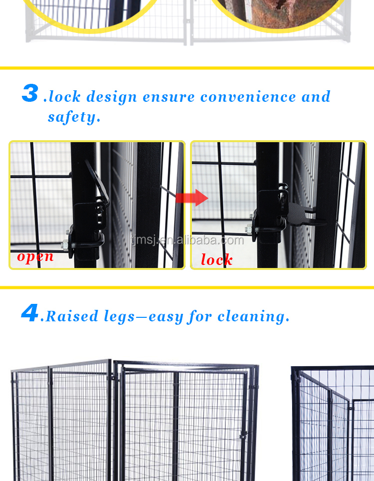 lowes chain link dog kennel/cheap galvanizedl dog kennel wholesale