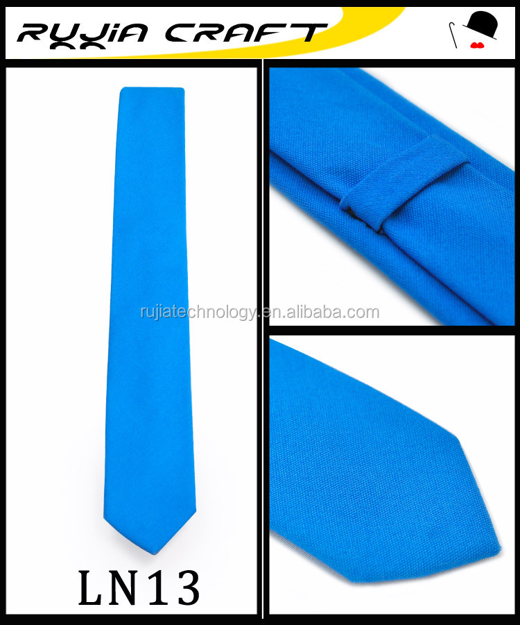 高品質固体紺100％リネンスキニーネクタイ、 リネンの男性用ネクタイ仕入れ・メーカー・工場
