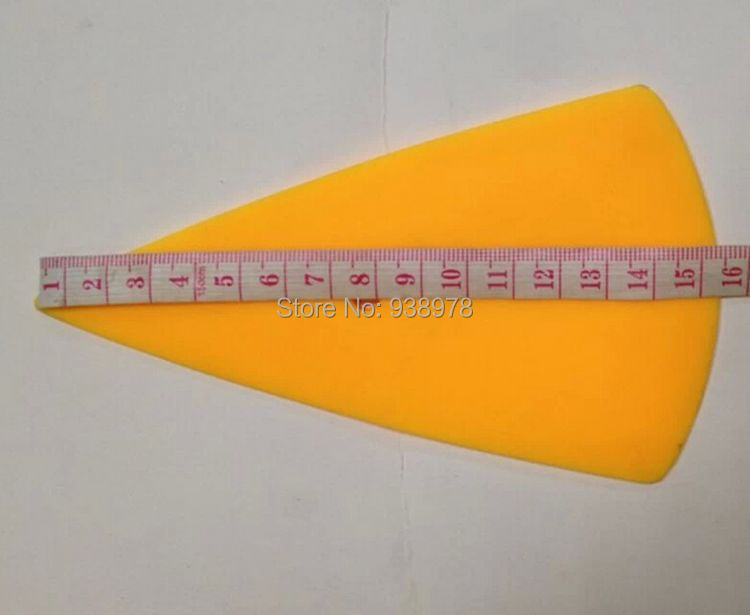 Yellow Color Pointed end Scraper squeegee (7).jpg