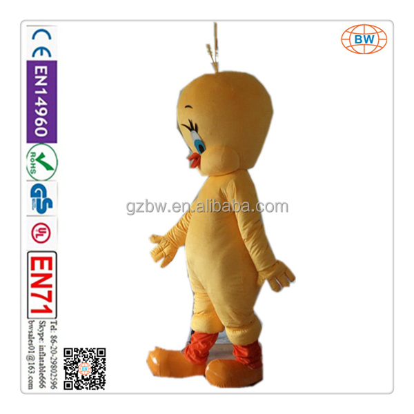 最高品質のプロフェッショナル2014年熱い販売のトゥイーティー漫画のキャラクターのマスコット衣装問屋・仕入れ・卸・卸売り
