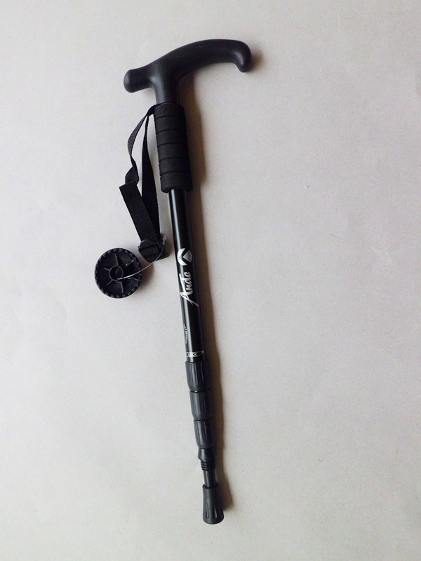 寧海登山杖を供給するアーンドラ4t- ハンドルアルミトレッキングポール湾曲したハンドルの杖杖問屋・仕入れ・卸・卸売り