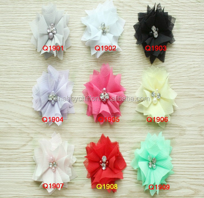 ラインストーンのフラワー真珠/衣服の付属品/結婚式のfascinatorsと帽子仕入れ・メーカー・工場