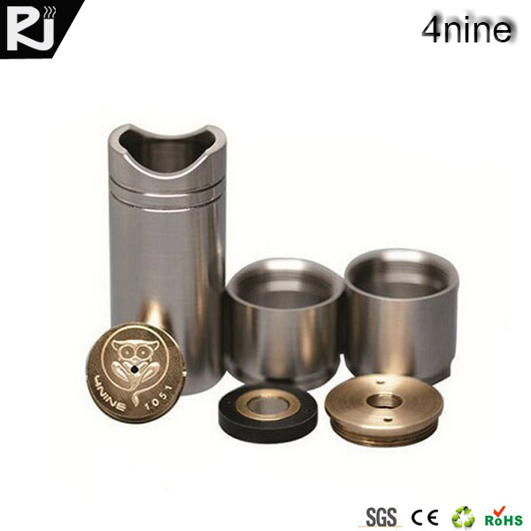 New Arrival ecig mod 4nine 26650 mod,copper and brass 4nine mod in stock