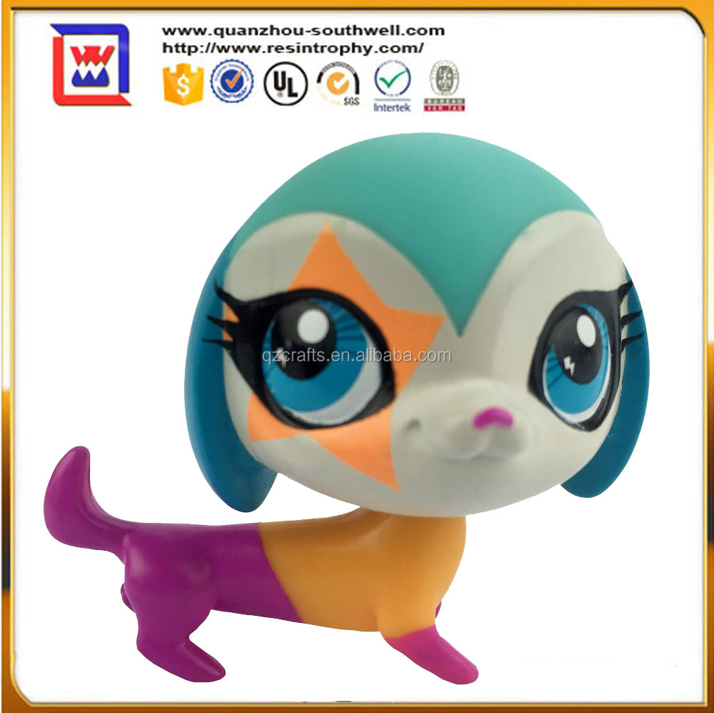 Resin Indah Patung Anjing Dan Koleksi Indah Tahun Baru Hadiah