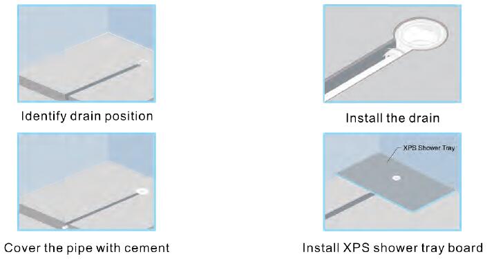 tile ready shower pans/trays