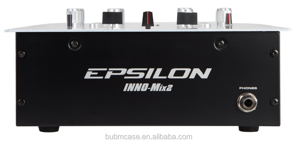 工場価格イプシロン inno ミックス 2 チャンネル スクラッチ dj ミキサー で バランス trs 1/4 マスター出力& 1/4 ヘッドホン入力仕入れ・メーカー・工場