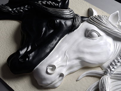 新製品2015馬との装飾のための有名な絵画仕入れ・メーカー・工場