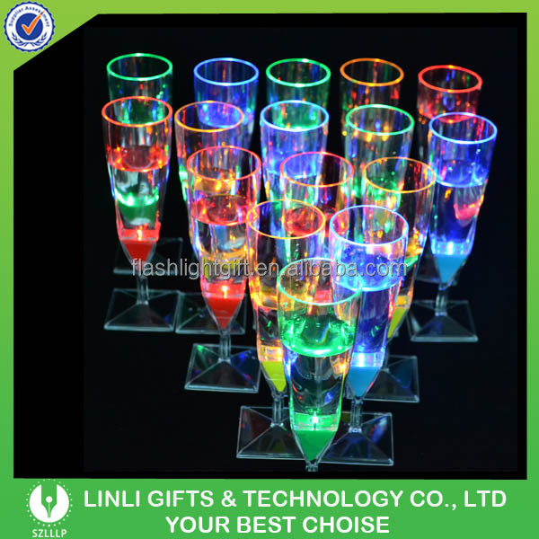 Liquid Activated Flashing Led Champagne Cup