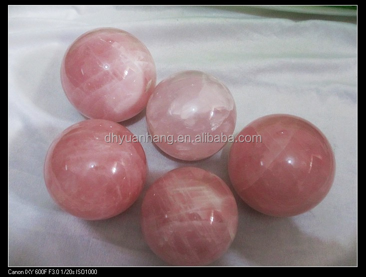 美しい天然ピンク水晶玉球、 ros水晶振動子球ボール 、水晶玉の ため販売仕入れ・メーカー・工場