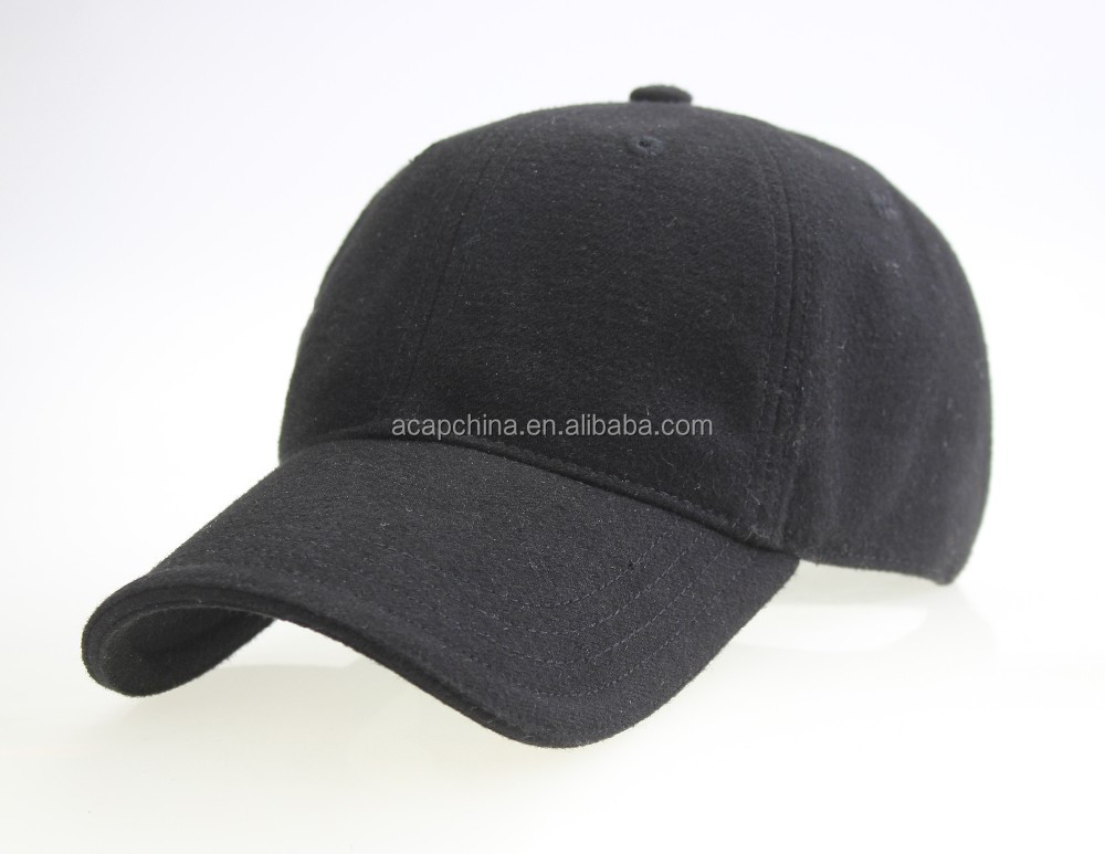 blank 6-panel baseball cap