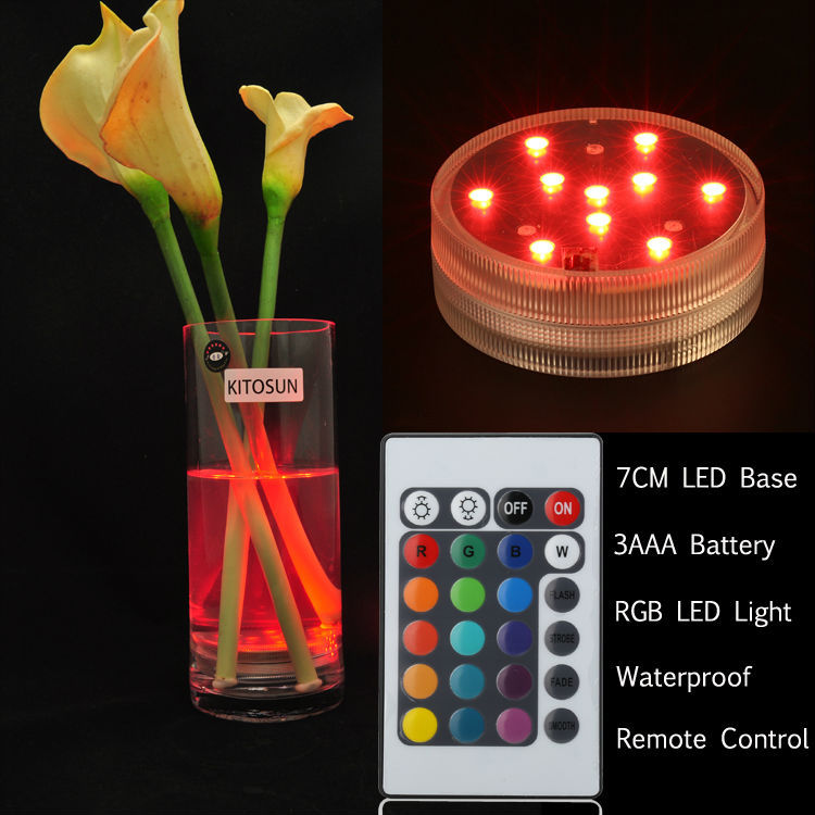 Super Bright LEDs Submersible RGB 10 LED Accent Light w/ Remote