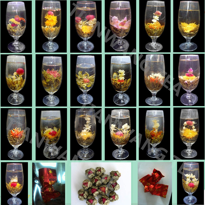 20 type blooming tea