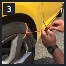 ZipClipGo Life Saver---Emergency Traction Aid Tire Snow Chains---Anti Wheel Slip Chain