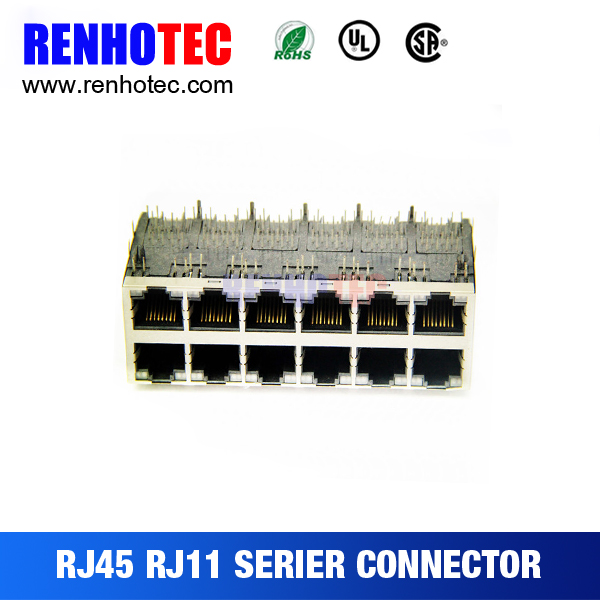 ROHS UL F Female PCB Crimp Cable RF Electrical Connectors