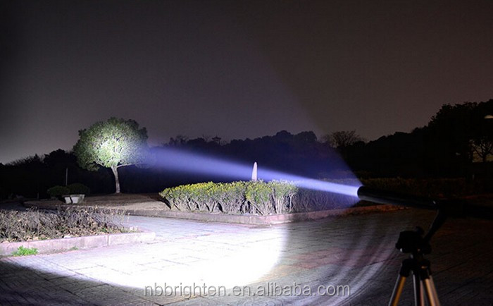 スーパー明るい 3 ワット led cree警察セキュリティ懐中電灯武器、 充電式多機能自己防衛バトン警察懐中電灯仕入れ・メーカー・工場