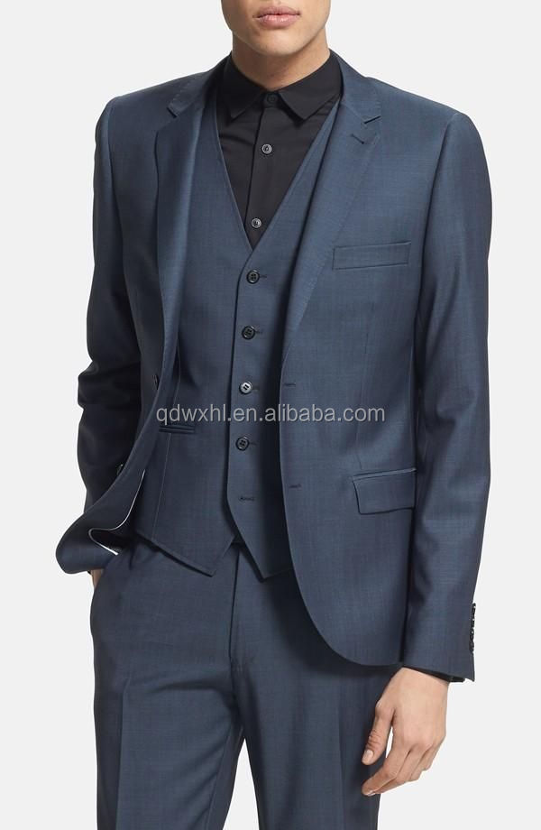 青スリムフィットのスーツタキシード、 プラスサイズのスーツメーカー中国で仕入れ・メーカー・工場