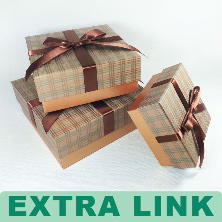 Three Boxes Kraft Paper Cardboard Chocolate egg Food Packing Box