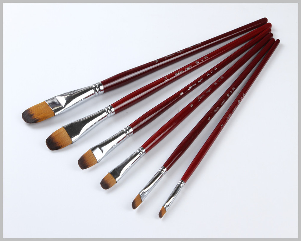 Synthétiques pinceaux/bi nylon couleur de cheveux pinceaux set/pour