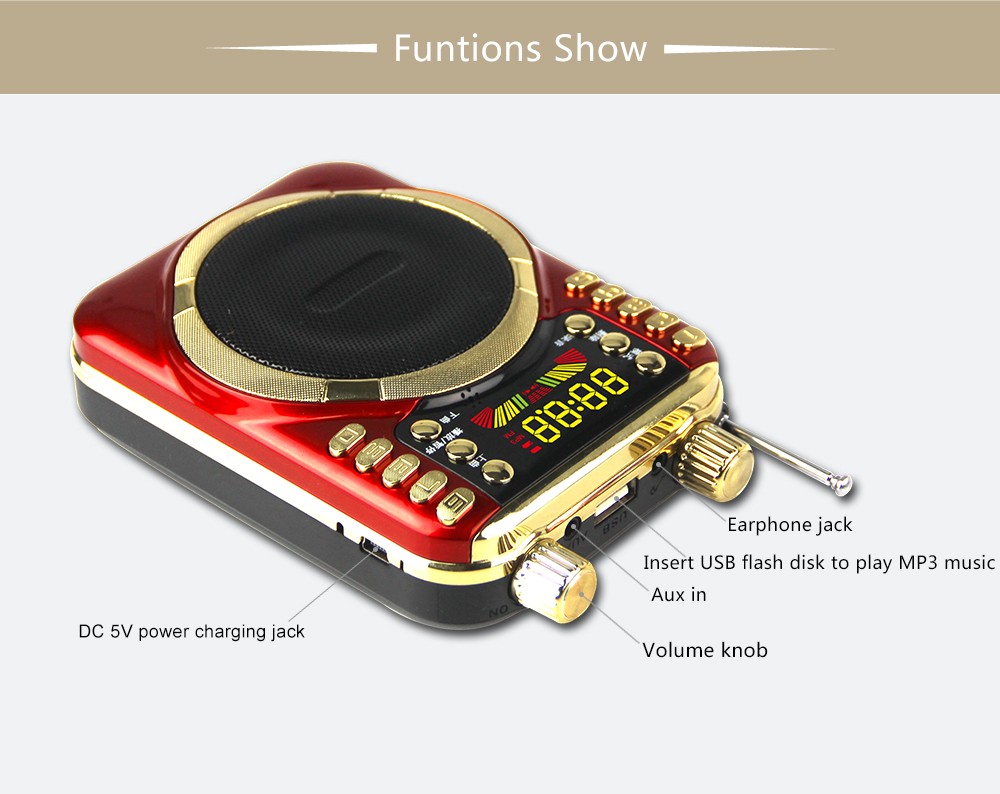 ベストセラー製品ポータブル ミニ プロフェッショナル スピーカー付き fm ラジオ (k262)仕入れ・メーカー・工場