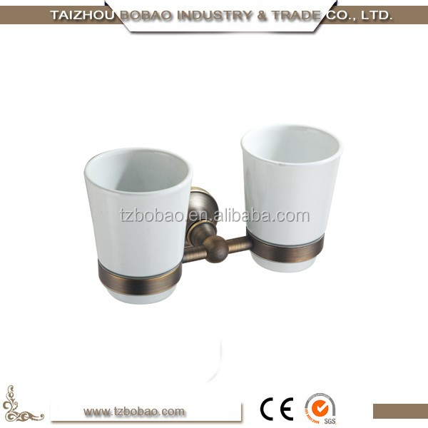 6808F antique double tumbler holder