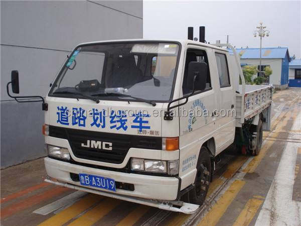 2014年熱い販売の道路標識ペイントマシン/ダブルシリンダートラックがマウントされている道路マーキングマシン仕入れ・メーカー・工場