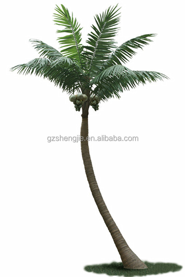 SJZZY artificial decorative large treee ,outdoor use artificial coconut tree