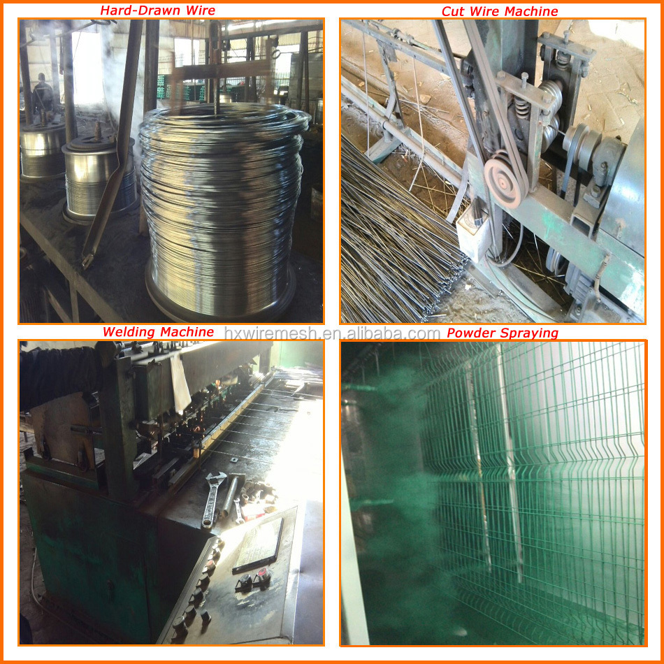 50x200mm maglia saldato pannelli di recinzione/pvc rivestito ...