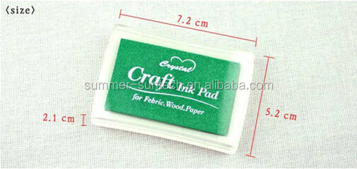 Finger Ink Pads for Kids Washable Craft Ink Stamp Pads,DIY for Rubber Stamps, Paper, Scrapbooking, Wood Fabric, Best Gift for Kids, Size: 7.2*5.2*