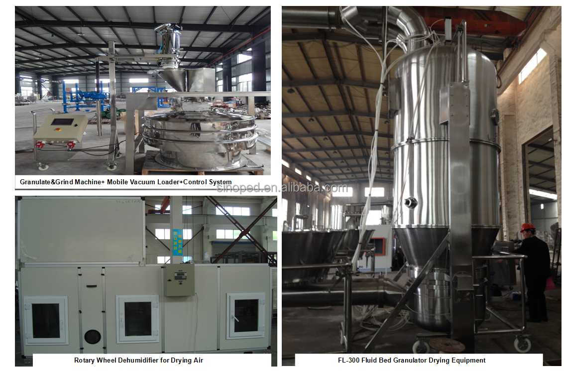 GFG High efficiency vertical cocoa powder fluid bed dryer