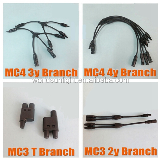 低価格mc4y分岐電源コネクタ、 デュアルウォール絶縁、 ハロゲンフリー仕入れ・メーカー・工場