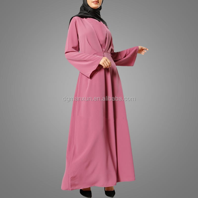 cheaper price high quality heavy chiffon long maxi dress summer muslim islamic dress abaya in dubai.jpg