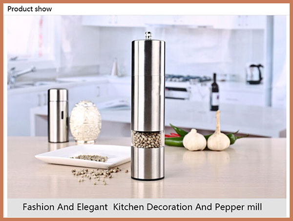 china goods wholesale electric salt & pepper grinder