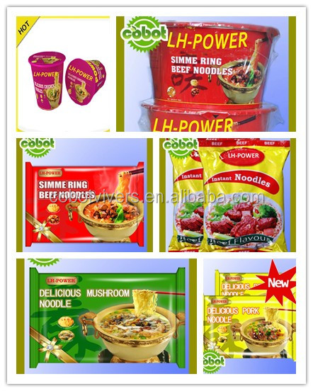 Halal instant style plain instant noodle products