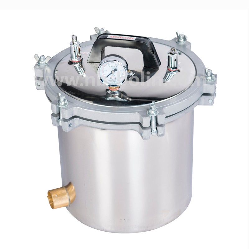 18l Canned Food Steam Heating Retorts Horizontal Autoclave Sterilizer