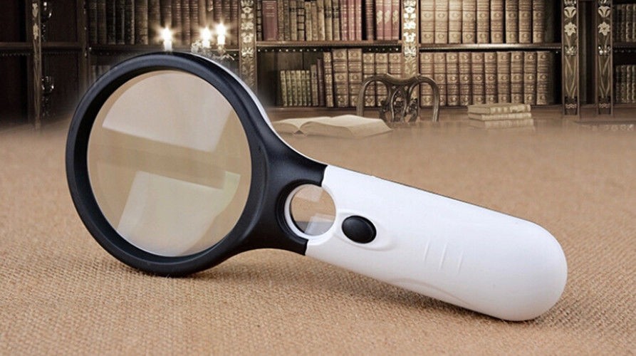 10x 20x Magnifier Lamp Hand Held Magnifier Magnifying