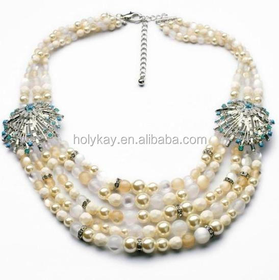 ロシアでalibaba真珠のネックレス、 新製品2014年真珠のネックレス問屋・仕入れ・卸・卸売り