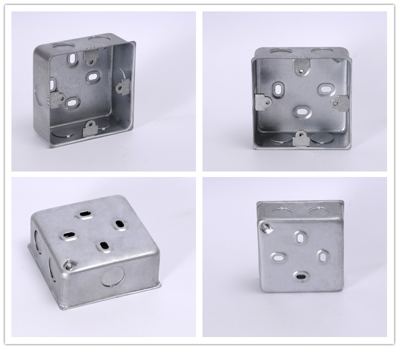 Ck Square Metal Box Single Gang Galvanized Steel Wall Switch Lock Box