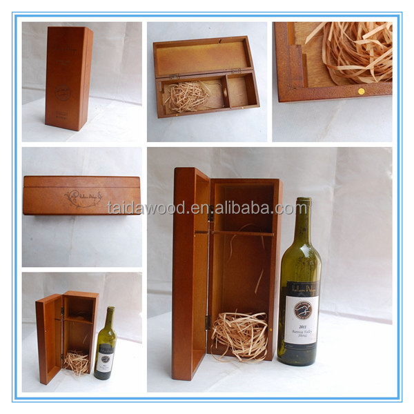 立派な高品質光沢のための木箱単一の木製ワインボックス仕入れ・メーカー・工場